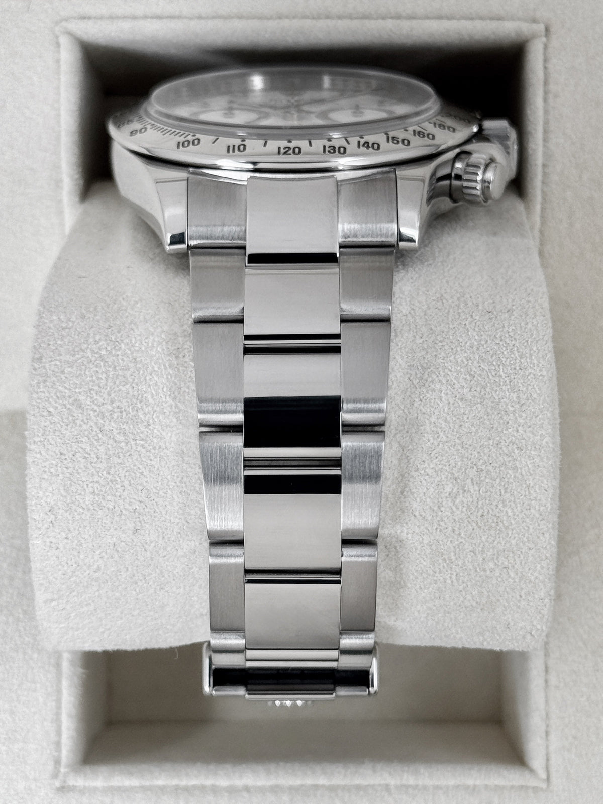 2015 Rolex Daytona 40mm 116520 Stainless Steel White Dial