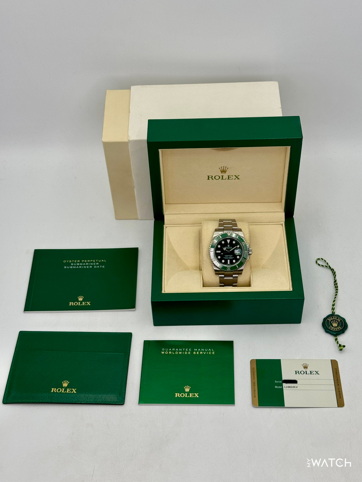 2015 Rolex Submariner “Hulk” 40mm 116610LV Green Dial