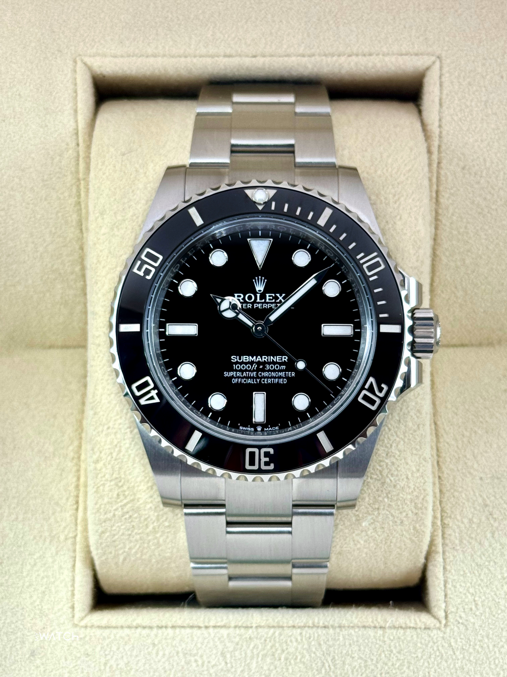 2025 Rolex Submariner 41mm 124060 Stainless Steel Black Dial