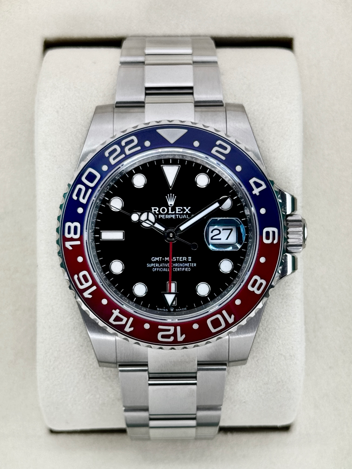 NEW 2026 Rolex GMT-Master II "Pepsi" 40mm 126710BLRO Oyster