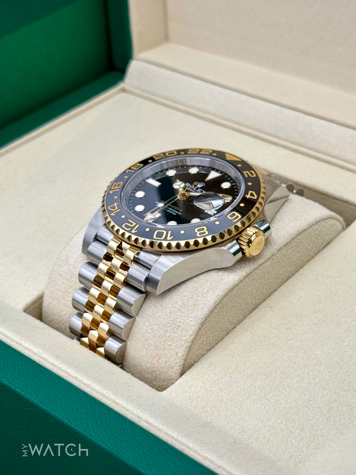 2025 Rolex GMT-Master II 40mm 126713GRNR Two-Tone Jubilee