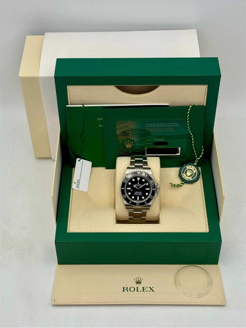 2024 Rolex Submariner 41mm 124060 Stainless Steel Black Dial