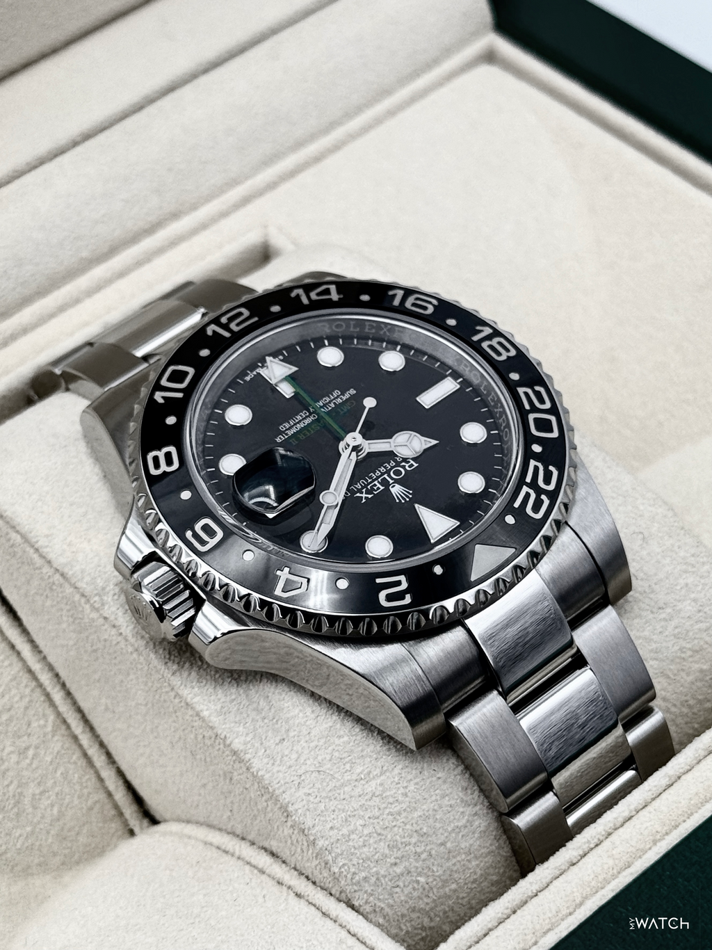 2016 Rolex GMT-Master II 40mm 116710LN Stainless Steel Black Dial