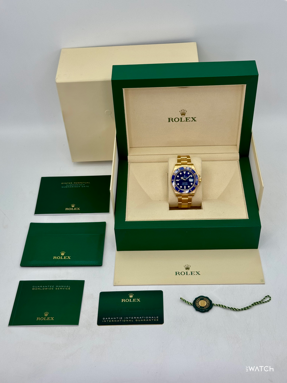 2024 Rolex Submariner "Bluesy" 41mm 126618LB Yellow Gold Blue Dial