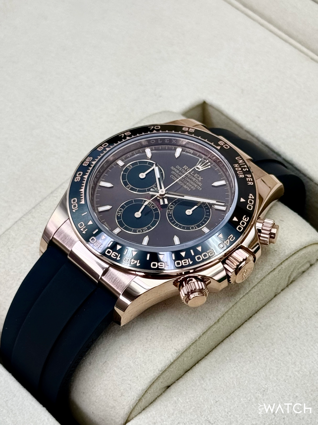NEW 2026 Rolex Daytona 40mm 126515LN Rose Gold Oysterflex Chocolate Dial
