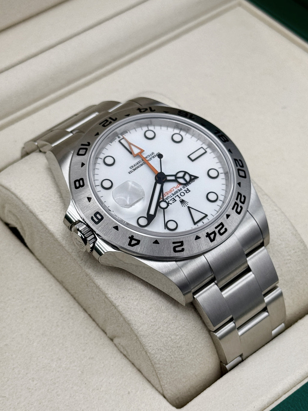 NEW 2026 Rolex Explorer II 42mm 226570 Stainless Steel Polar White Dial