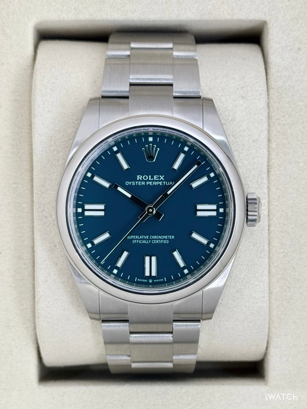 NEW 2026 Rolex Oyster Perpetual 41mm 134300 Med Blue Dial