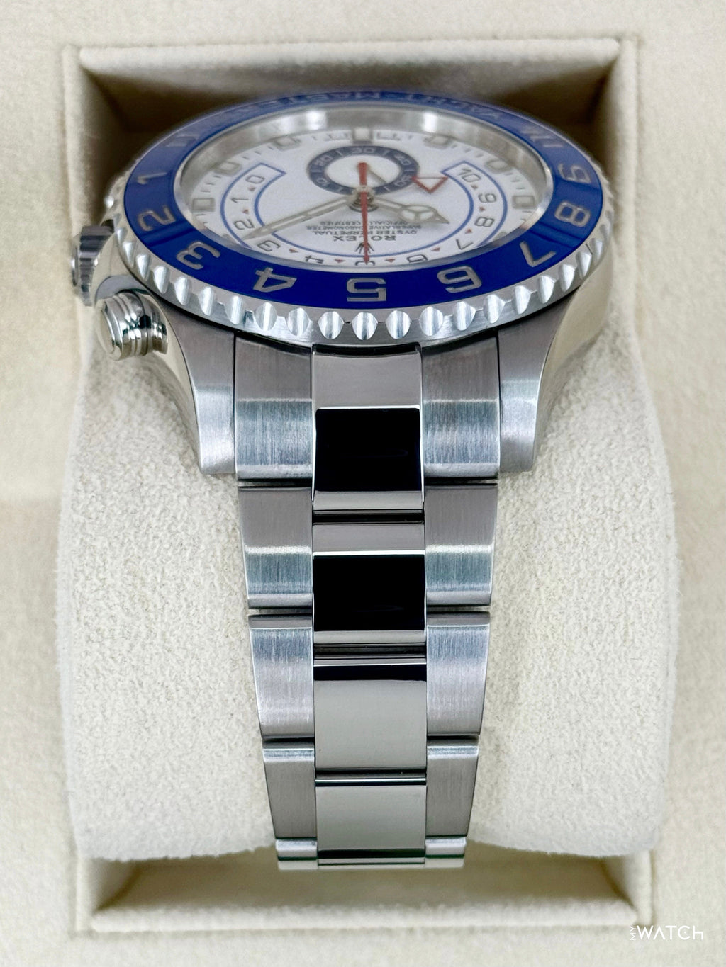 2019 Rolex Yacht-Master II 44mm 116680 Stainless Steel White Dial