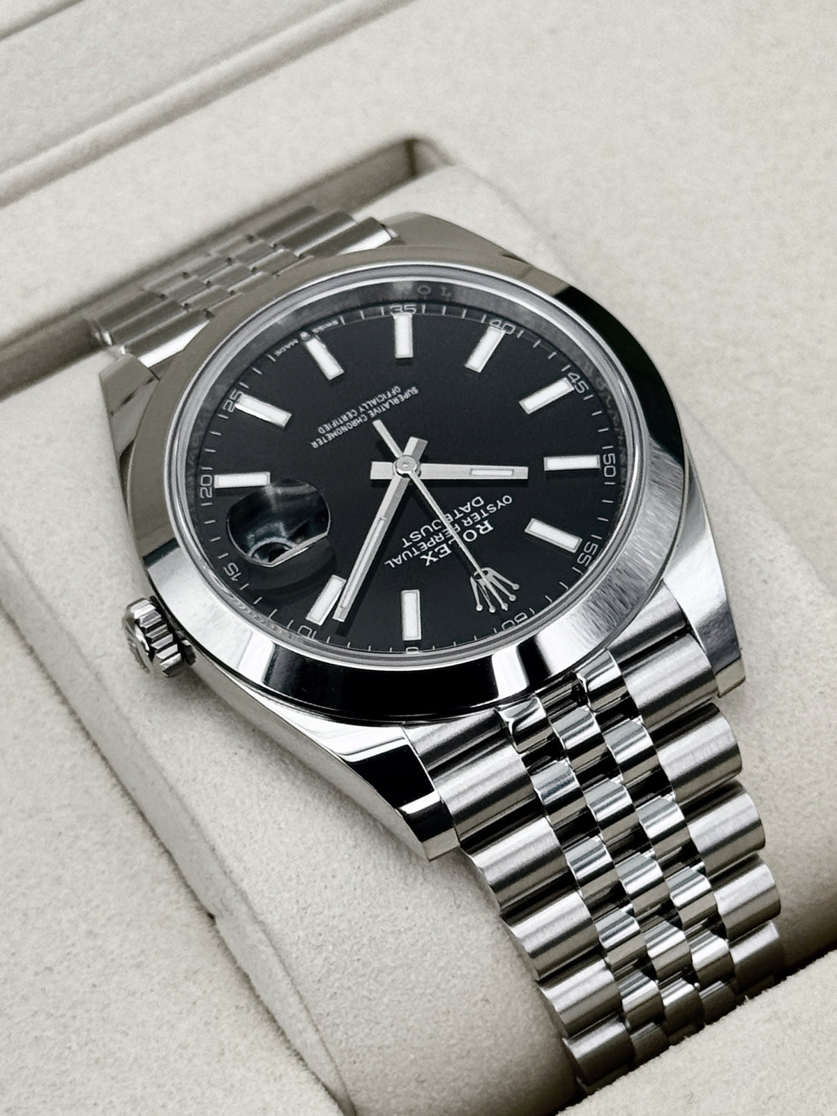 NEW 2026 Rolex Datejust 41mm 126300 Stainless Steel Jubilee Black Dial