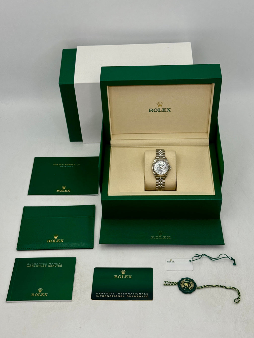 NEW 2026 Rolex Lady Datejust 28mm 279174 Mother of Pearl Diamond Dial