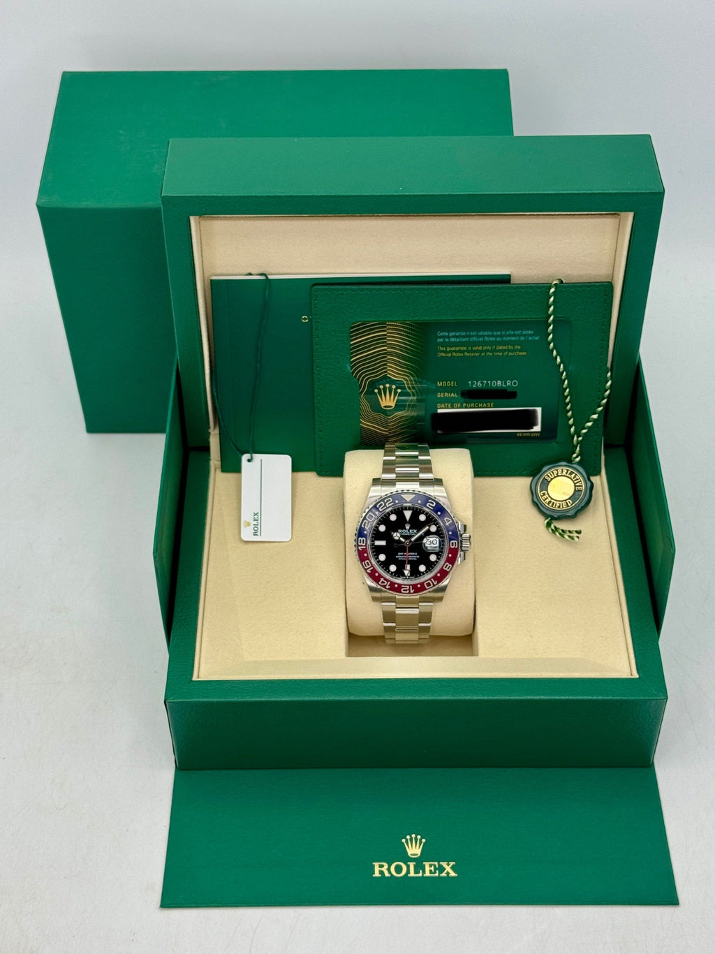 2026 Rolex GMT-Master II "Pepsi" 40mm 126710BLRO Oyster