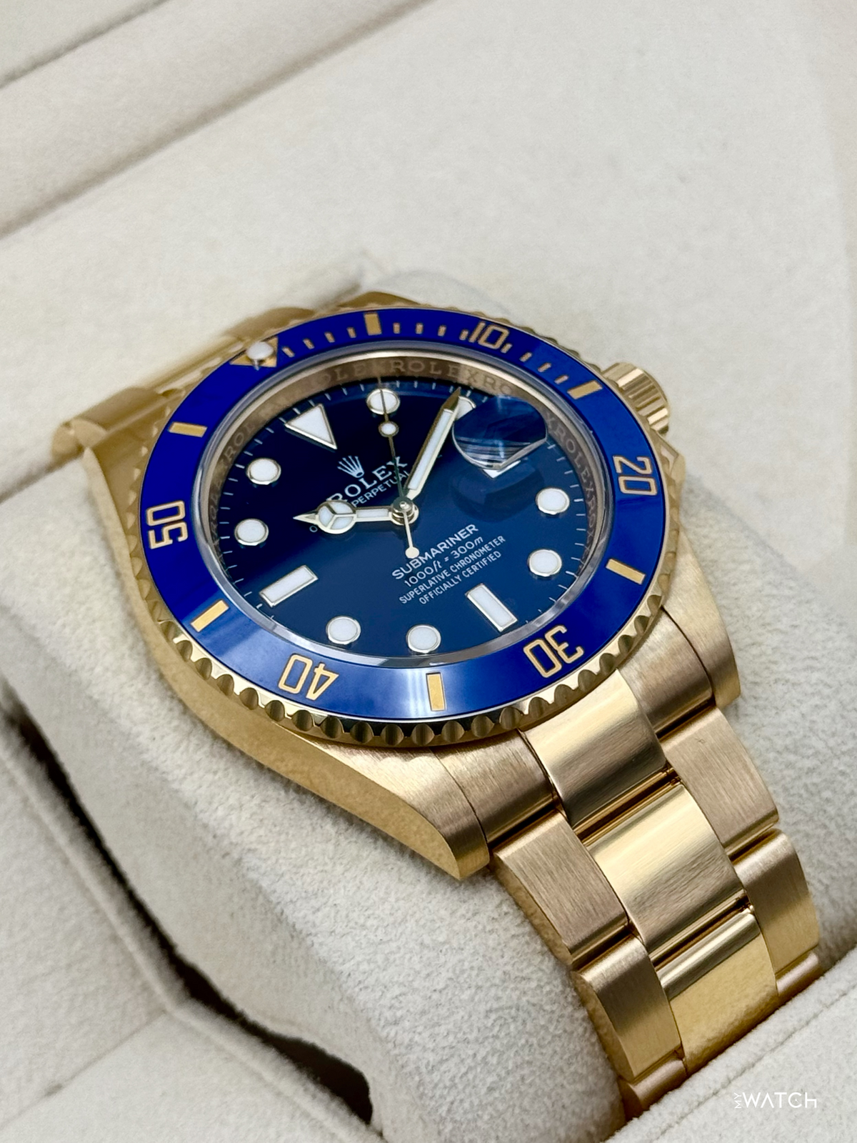 2024 Rolex Submariner "Bluesy" 41mm 126618LB Yellow Gold Blue Dial