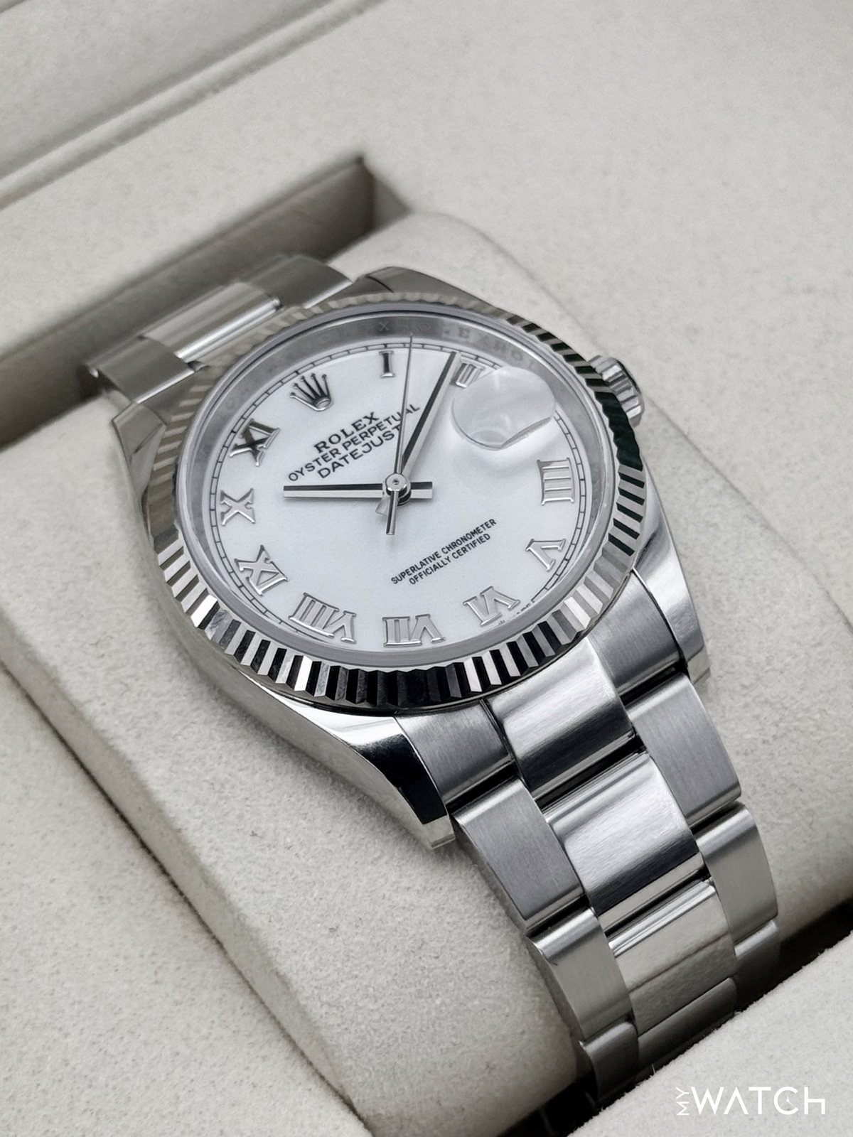 NEW 2026 Rolex Datejust 36mm 126234 Stainless Steel Oyster White Dial
