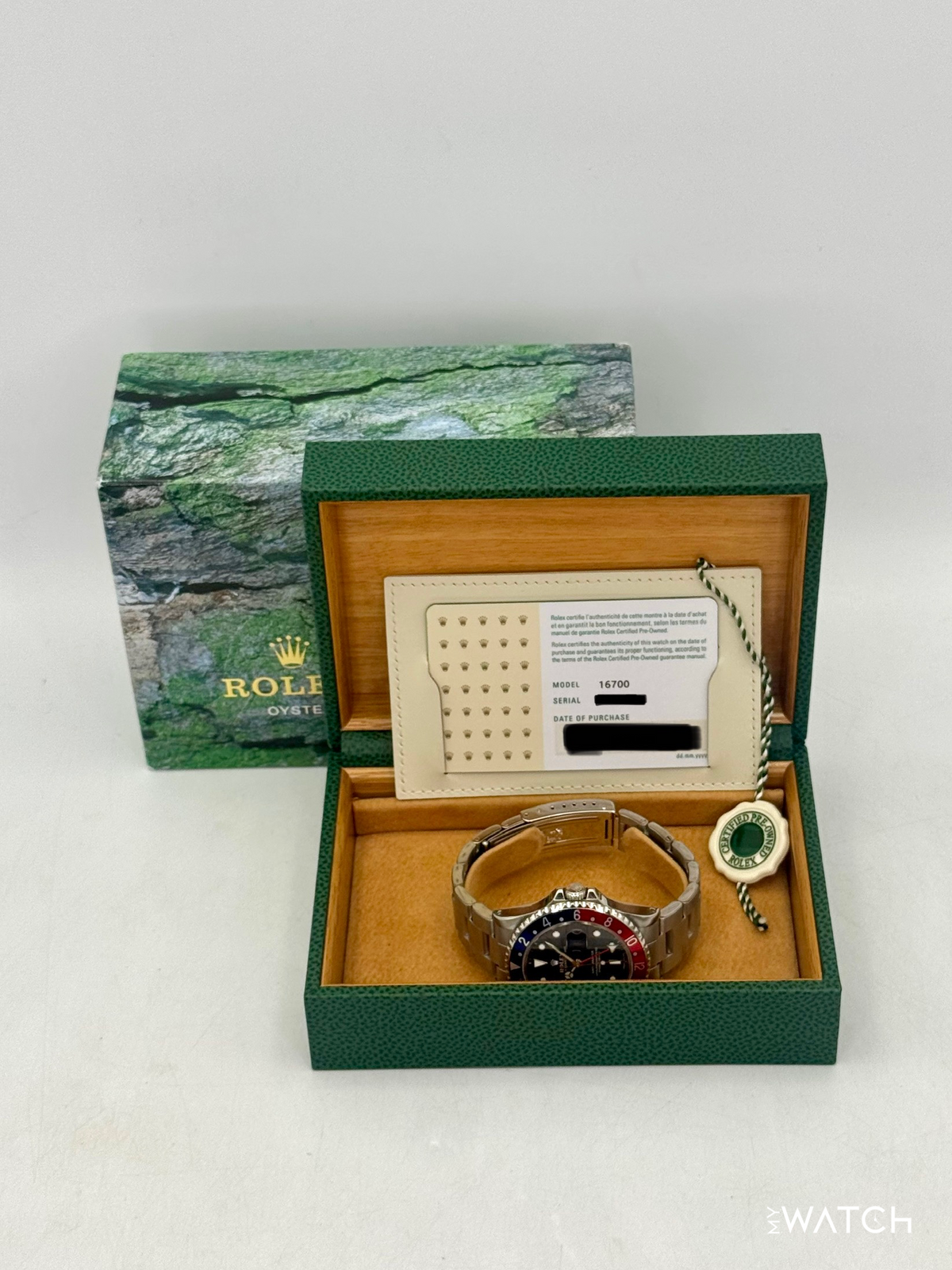 1996 Rolex GMT-Master "Pepsi" 40mm 16700 Stainless Steel Oyster (CPO)