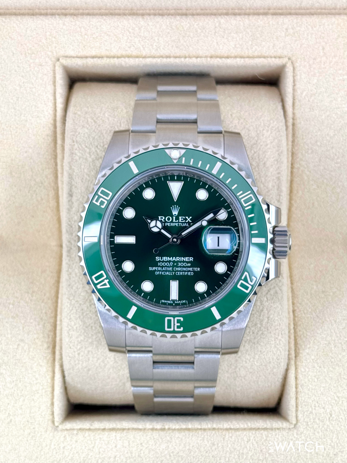 NEW OLD STOCK 2020 Rolex Submariner “Hulk” 40mm 116610LV Green Dial (STICKERED)