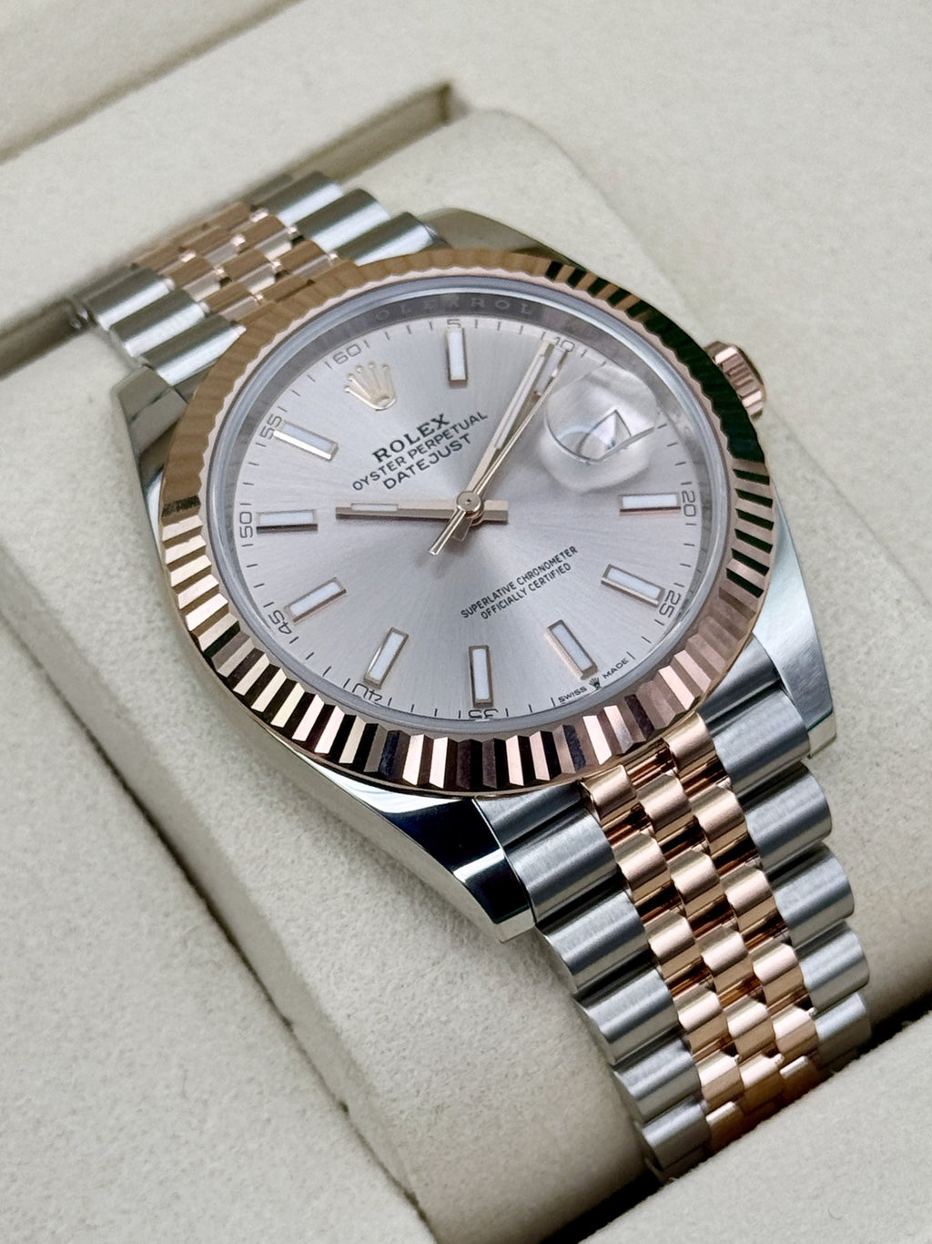2025 Rolex Datejust 41mm 126331 Two-Tone Jubilee Sundust Dial