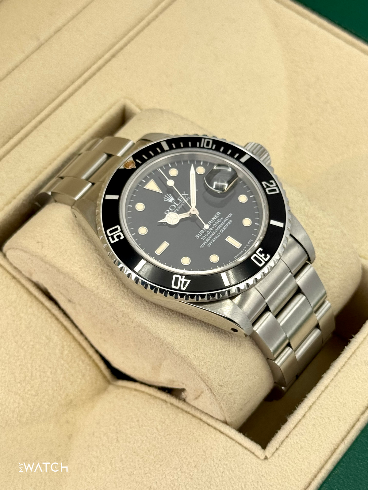 1982 Rolex Submariner 40mm 16800 Stainless Steel Black Dial