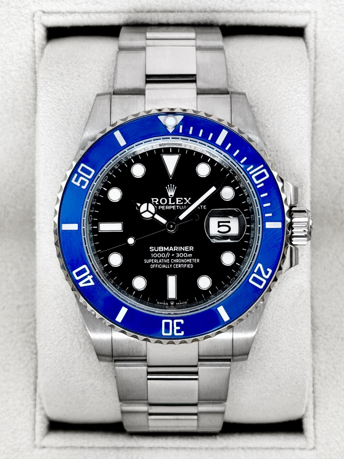 2025 Rolex Submariner Cookie Monster 41mm 126619LB White Gold Black Dial