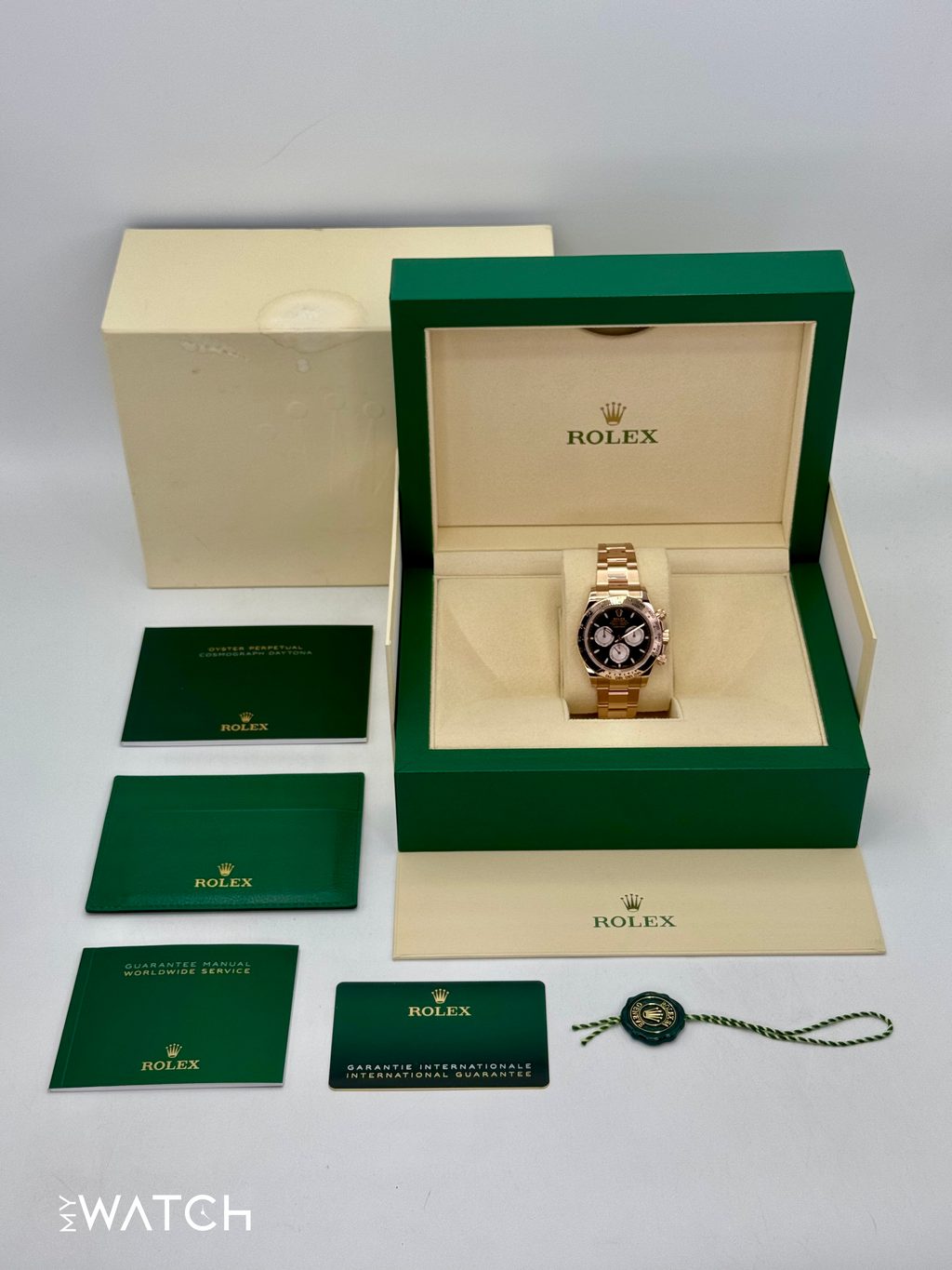 2024 Rolex Daytona 40mm 126505 Rose Gold Black Dial