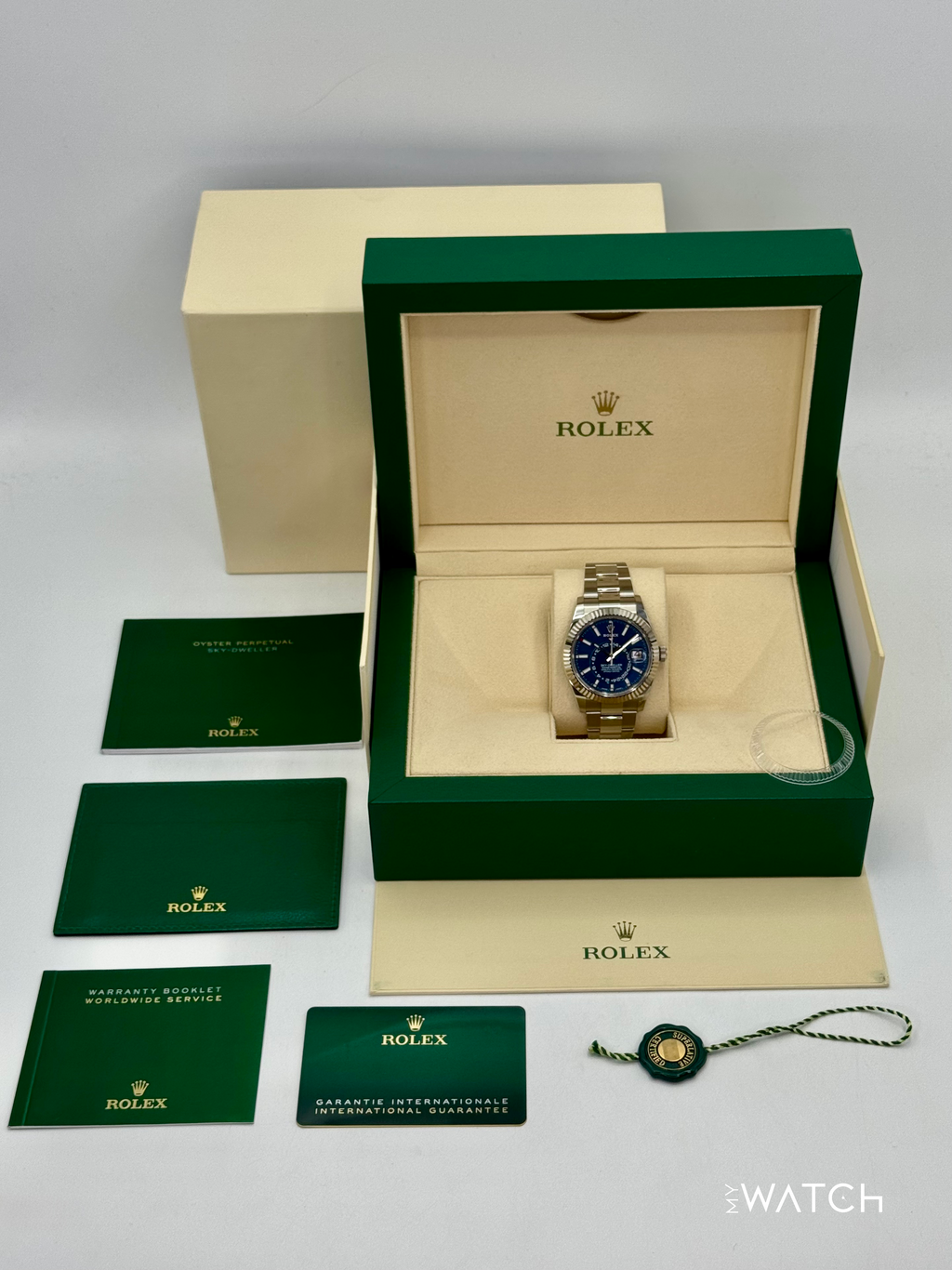 2022 Rolex Sky-Dweller 42mm 326934 Oyster Blue Dial