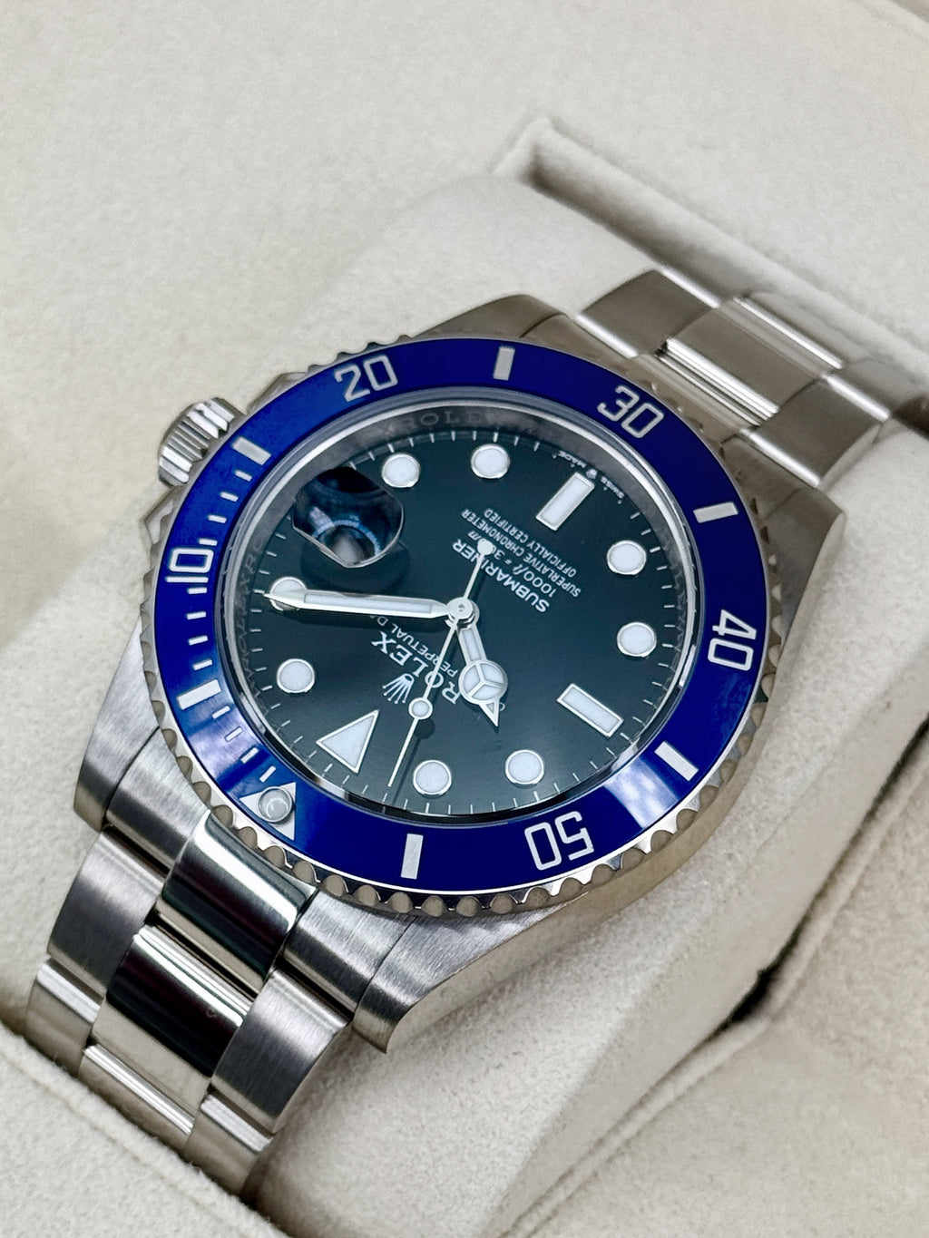 2025 Rolex Submariner Cookie Monster 41mm 126619LB White Gold Black Dial