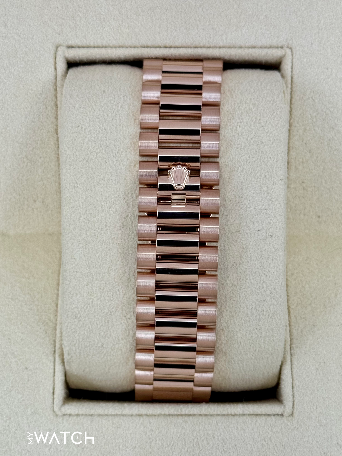 2023 Rolex Day-Date 40mm 228235 Presidential Rose Gold Chocolate Dial