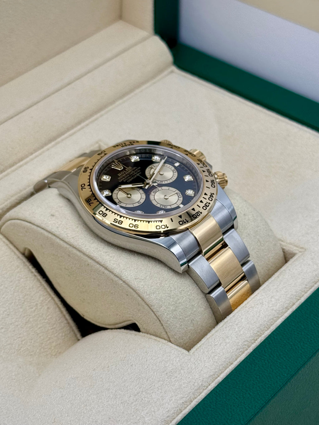 NEW 2025 Rolex Daytona 40mm 126503 Two-Tone Black Diamond Dial