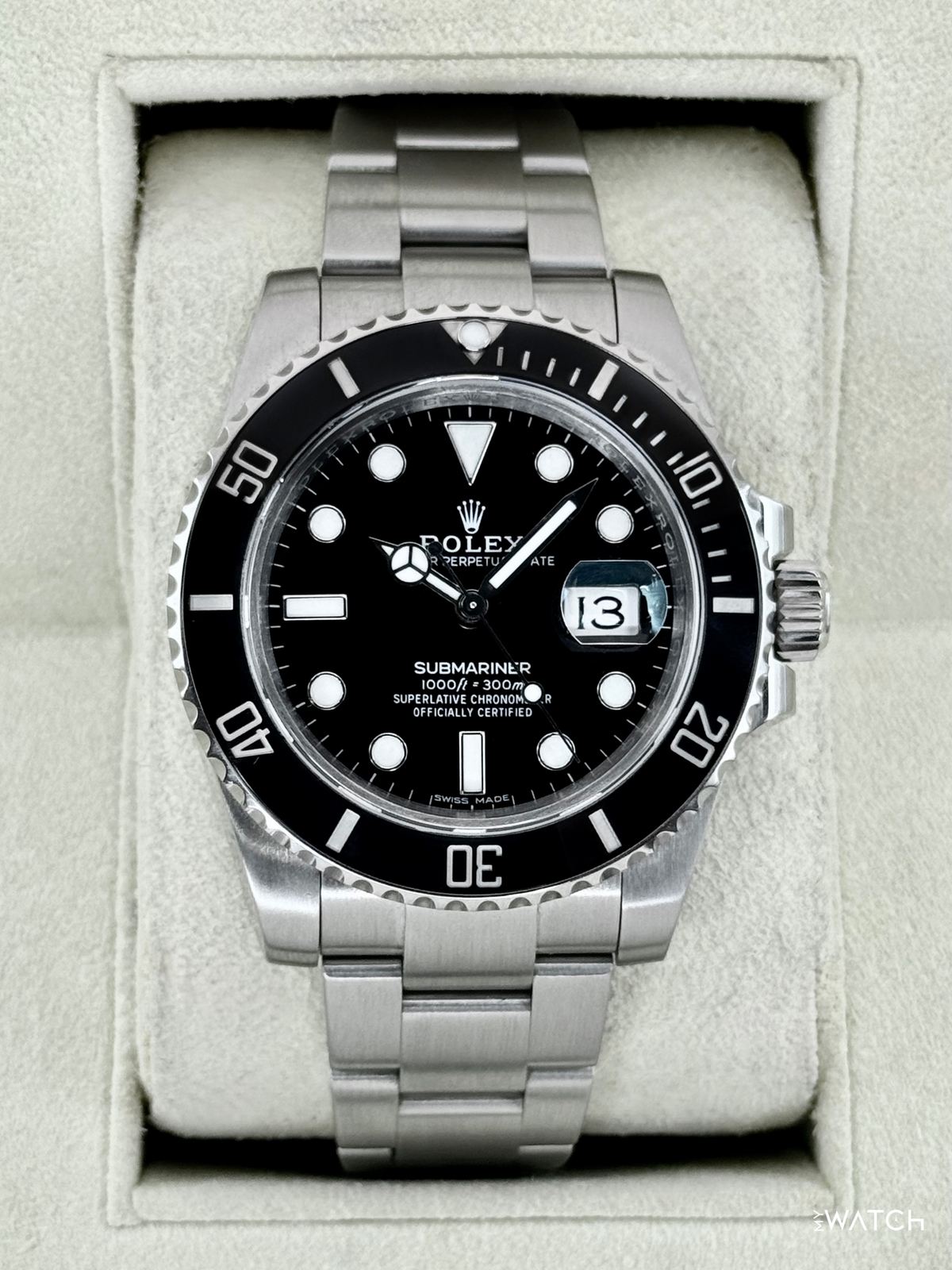 2012 Rolex Submariner 40mm 116610LN Stainless Steel Black Dial
