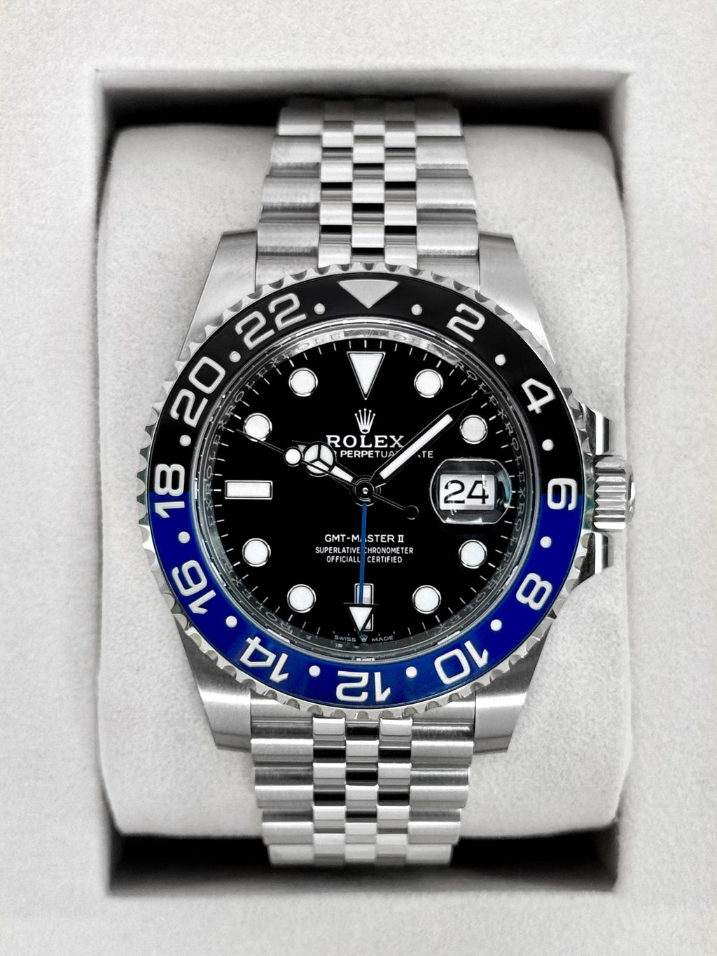 2025 Rolex GMT-Master II "Batgirl" 40mm 126710BLNR Jubilee