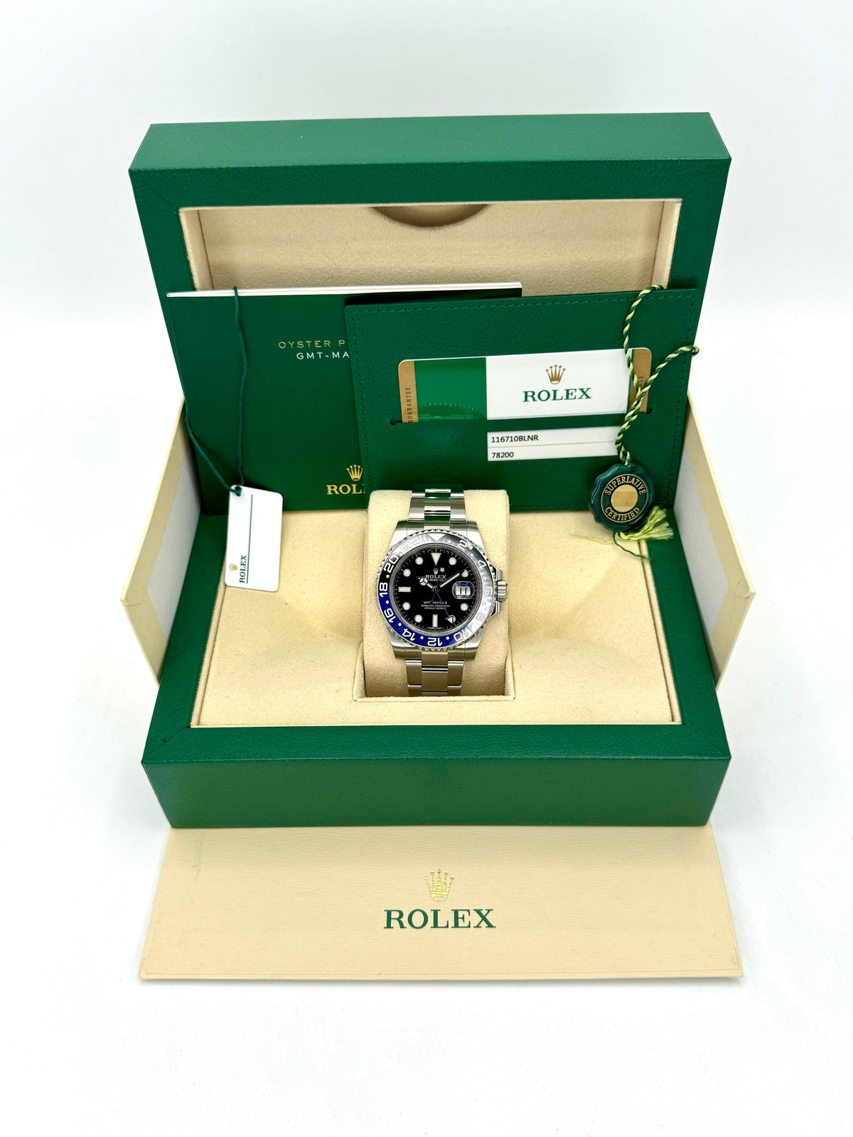 2017 Rolex GMT-Master II "Batman" 40mm 116710BLNR Oyster