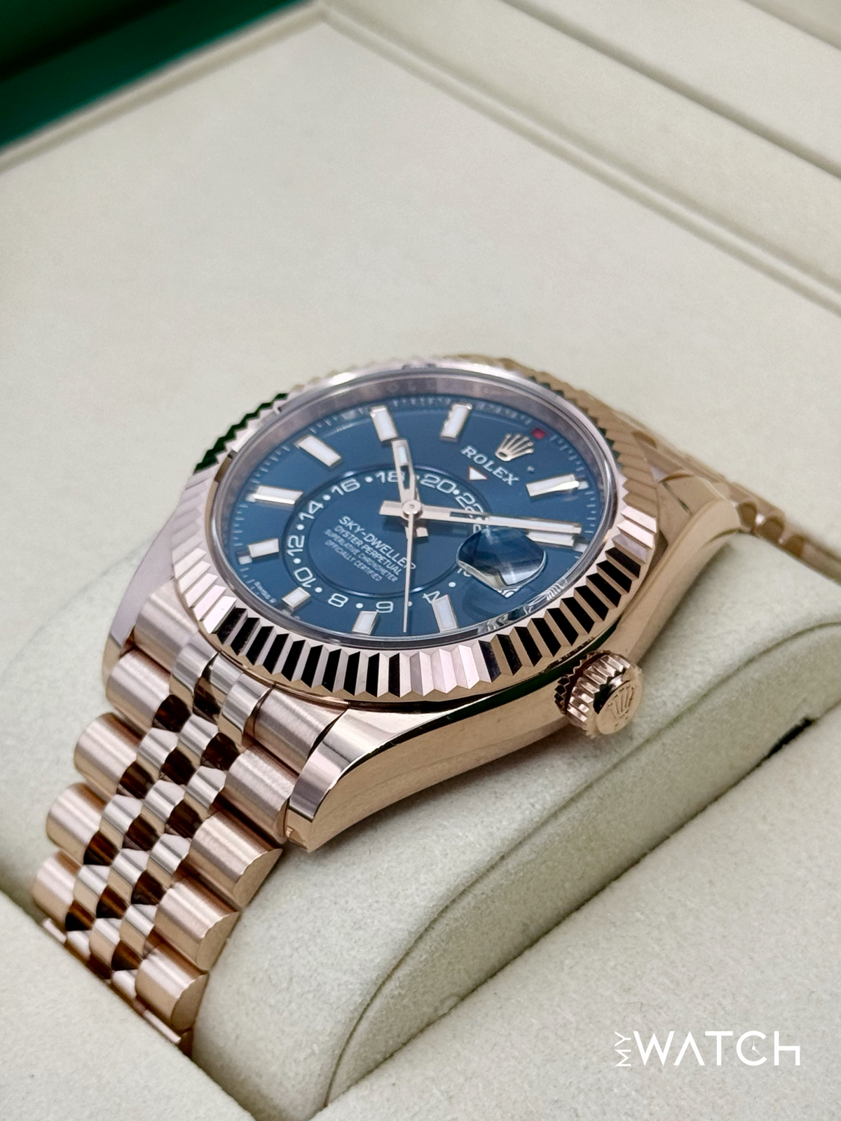 NEW 2026 Rolex Sky-Dweller 42mm 336935 Rose Gold Jubilee Blue Dial