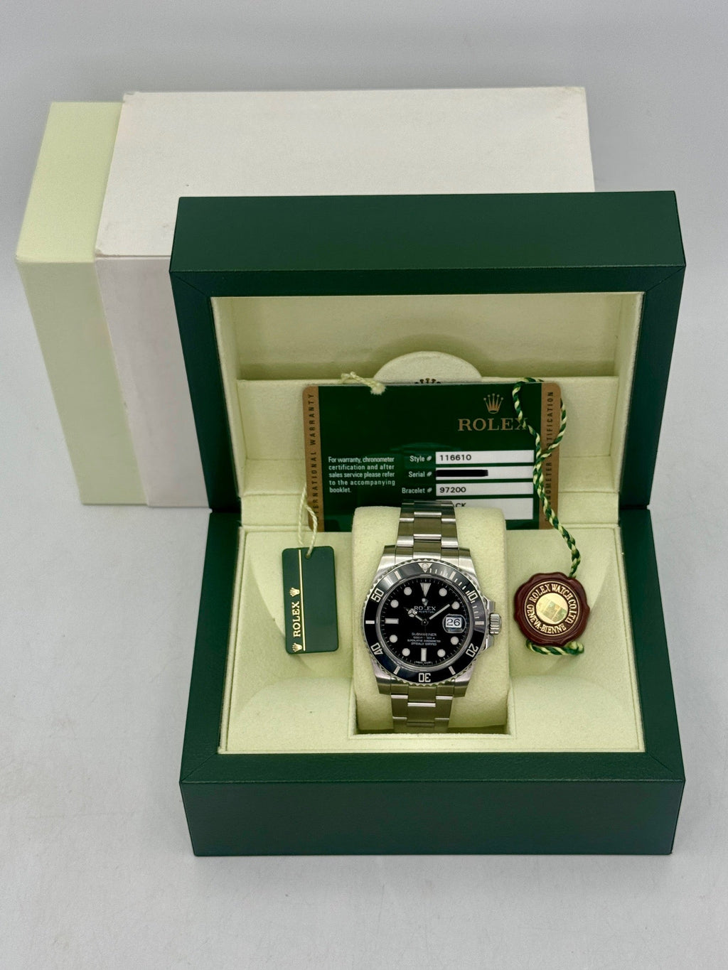 2013 Rolex Submariner 40mm 116610LN Stainless Steel Black Dial