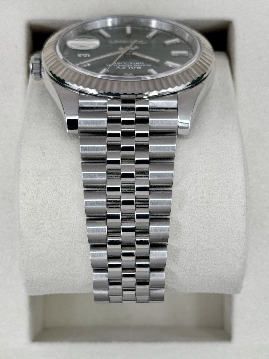 2025 Rolex Datejust 41mm 126334 Stainless Steel Jubilee Green Dial