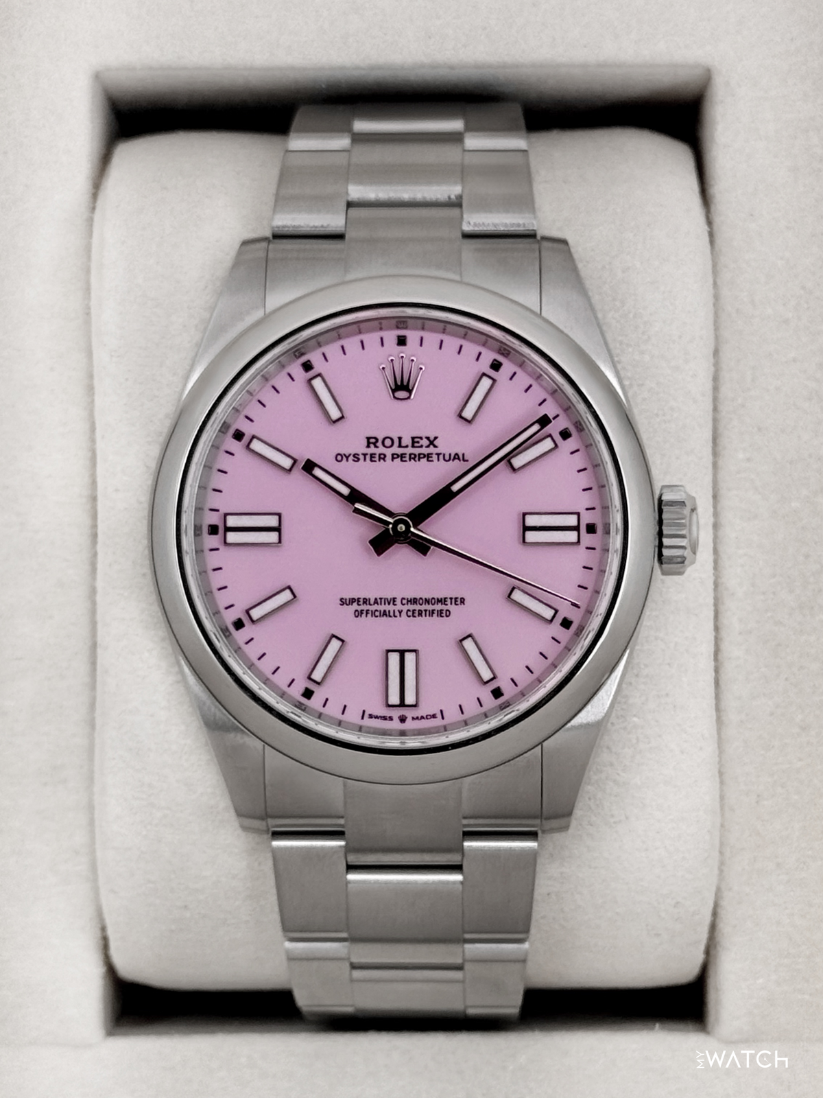 NEW 2026 Rolex Oyster Perpetual 41mm 134300 Candy Pink Dial (STICKERED)