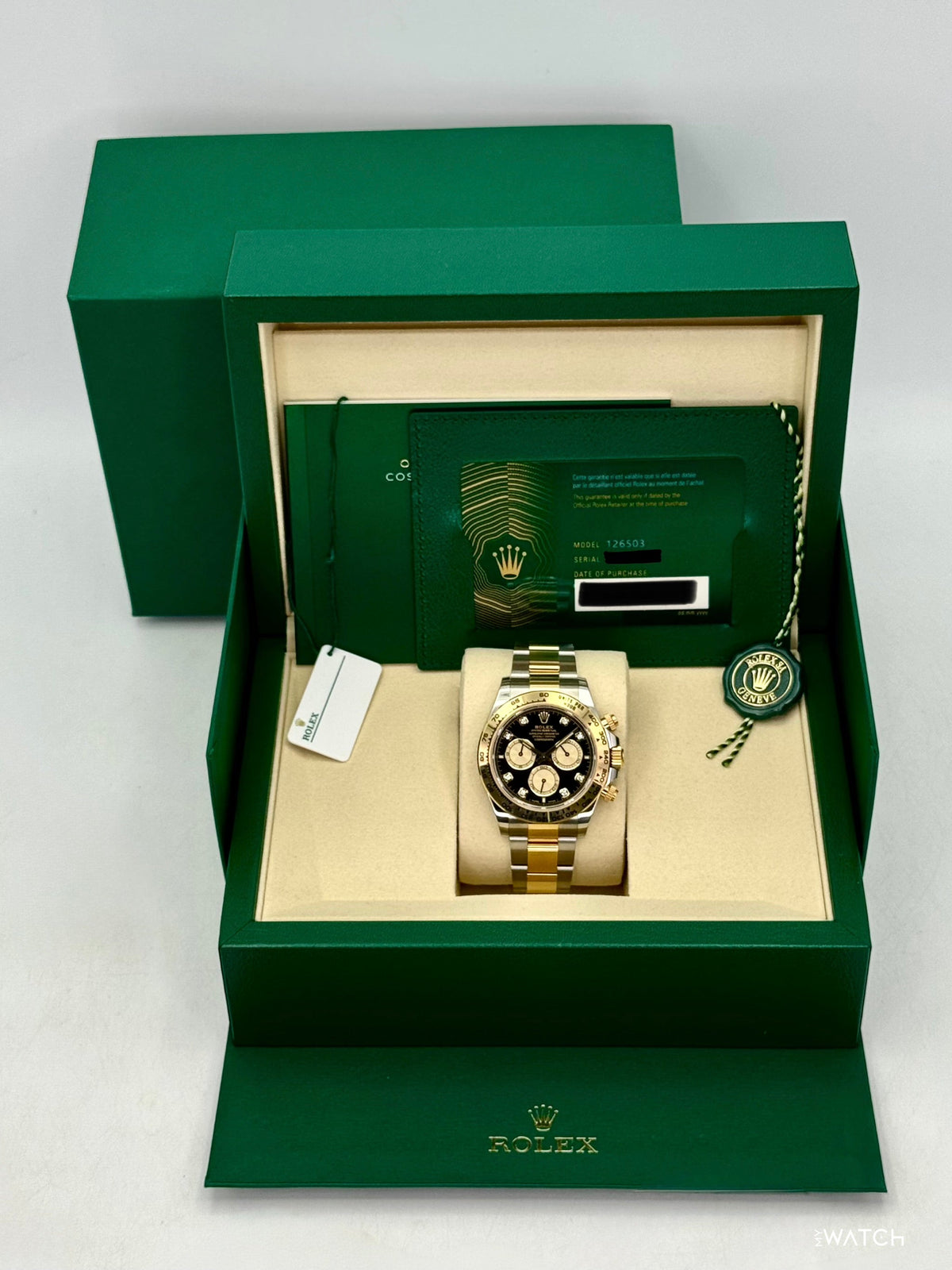 NEW 2026 Rolex Daytona 40mm 126503 Two-Tone Black Diamond Dial