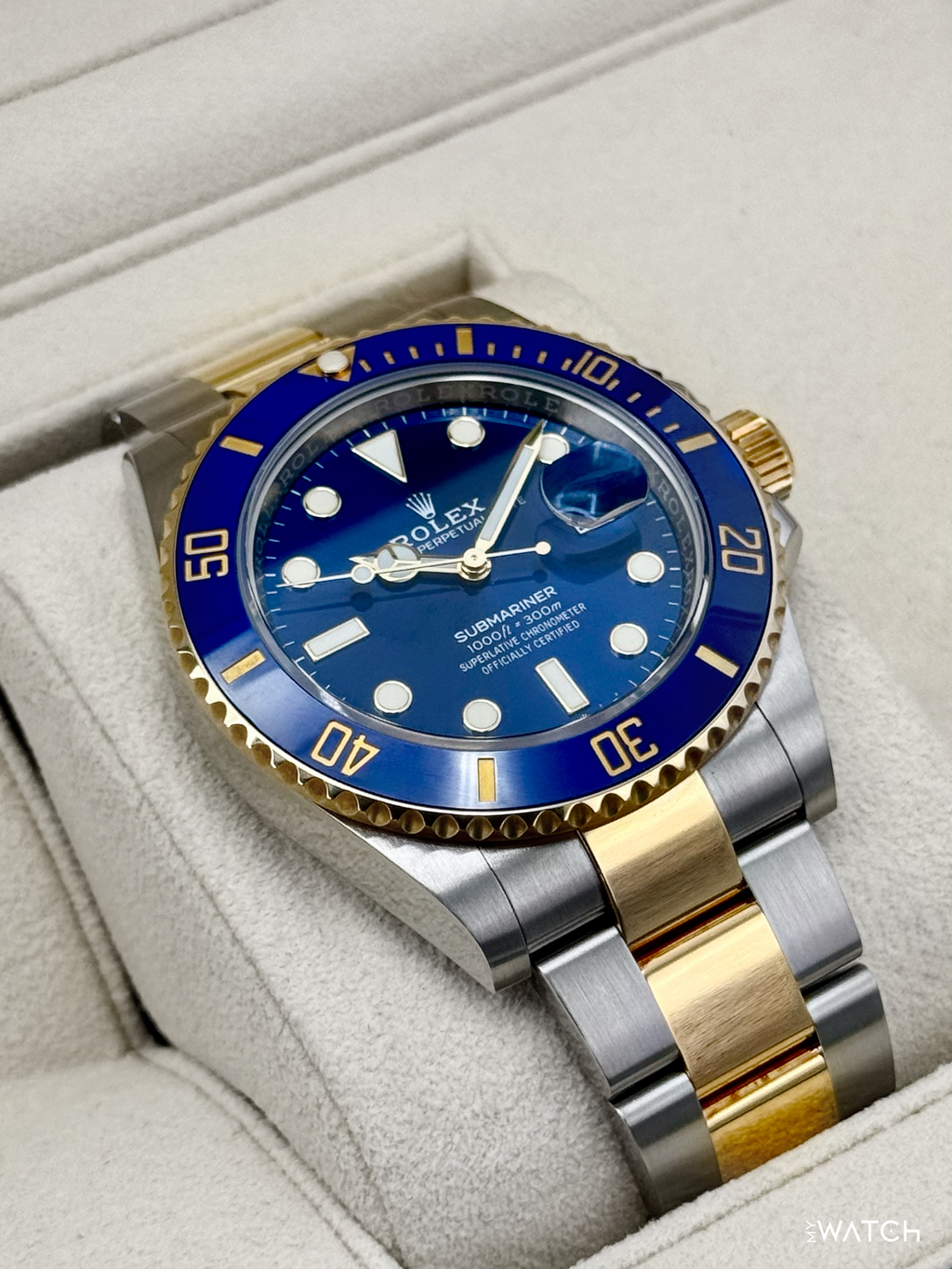 2021 Rolex Submariner "Bluesy" 41mm 126613LB Two-Tone Blue Dial