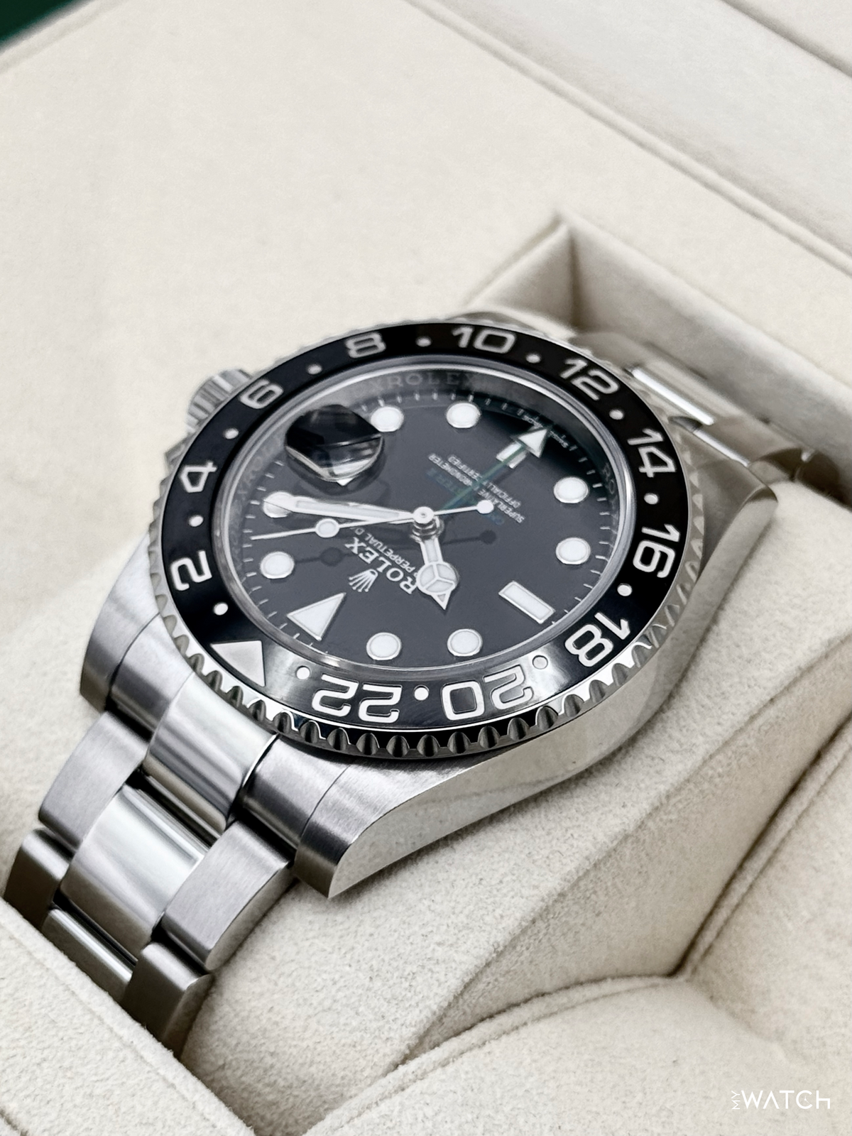 2018 Rolex GMT-Master II 40mm 116710LN Stainless Steel Black Dial