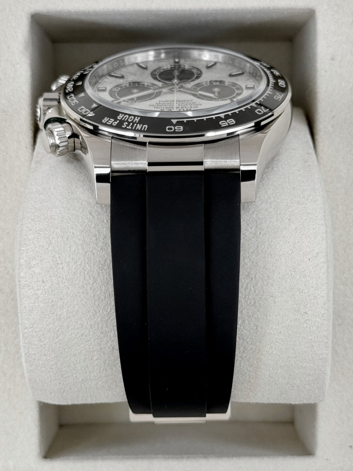 NEW 2026 Rolex Daytona 40mm 126519LN White Gold Oysterflex Meteorite Dial (NEW STYLE CARD)