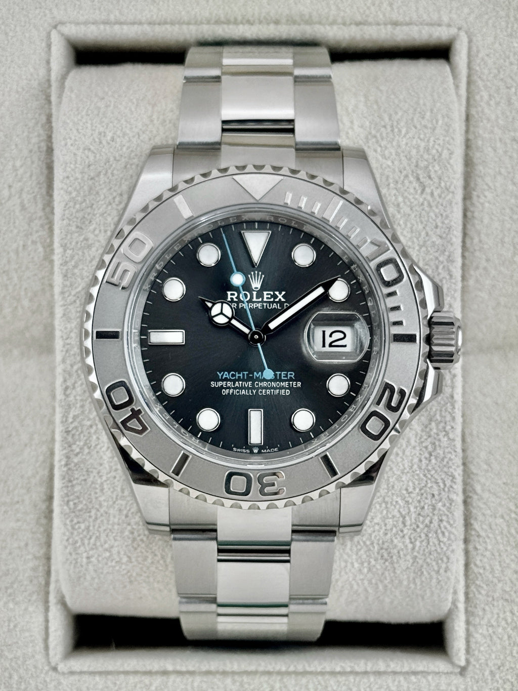 2023 Rolex Yacht-Master 40mm 126622 Stainless Steel Rhodium Dial