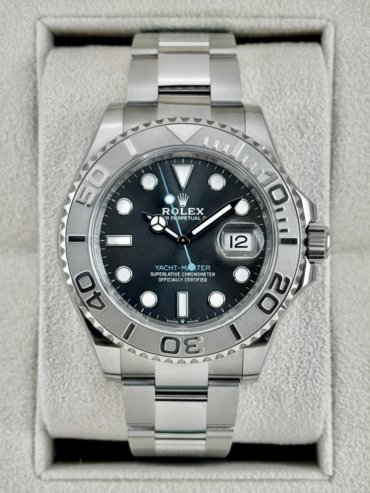 2023 Rolex Yacht-Master 40mm 126622 Stainless Steel Rhodium Dial