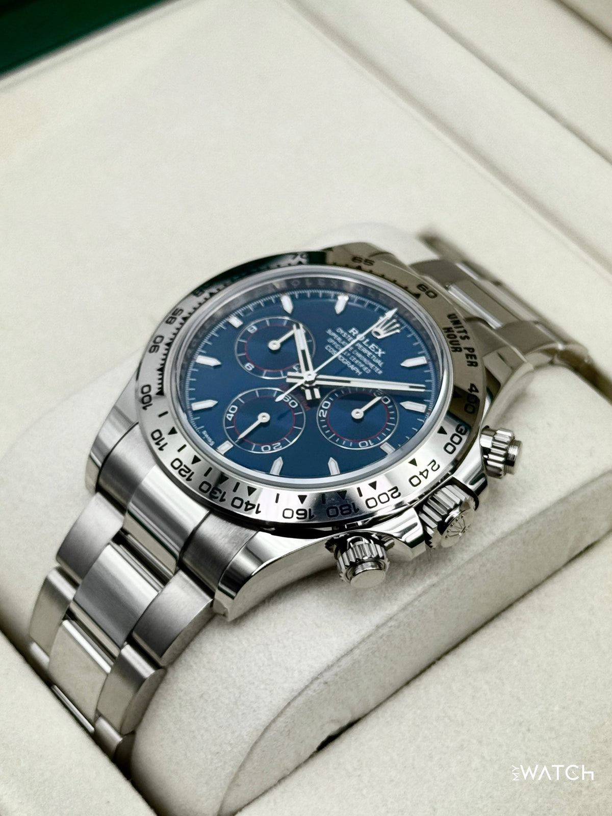 NEW 2026 Rolex Daytona 40mm 126509 White Gold Blue Dial
