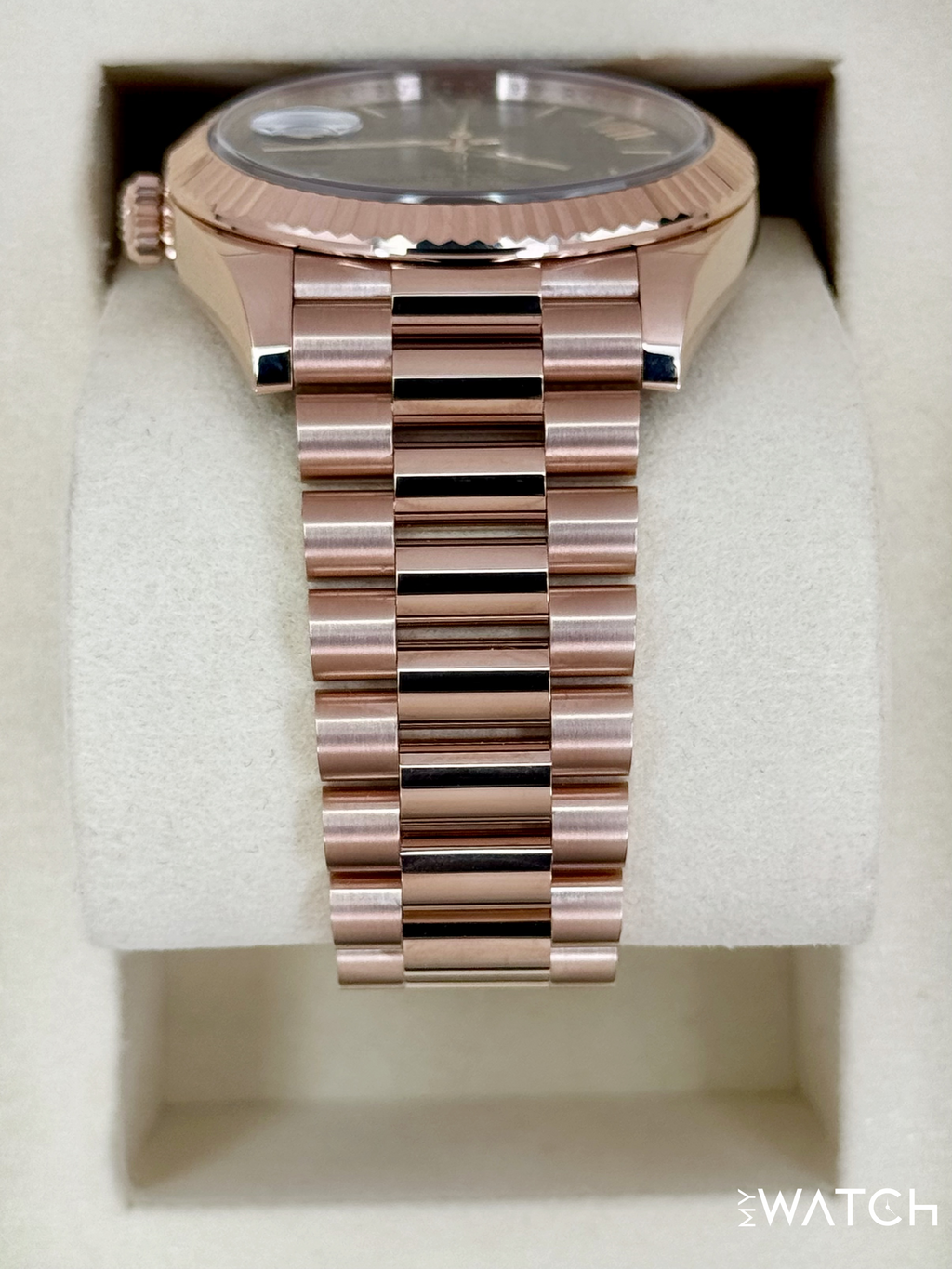 NEW 2025 Rolex Day-Date 40mm 228235 Presidential Slate Ombre Dial