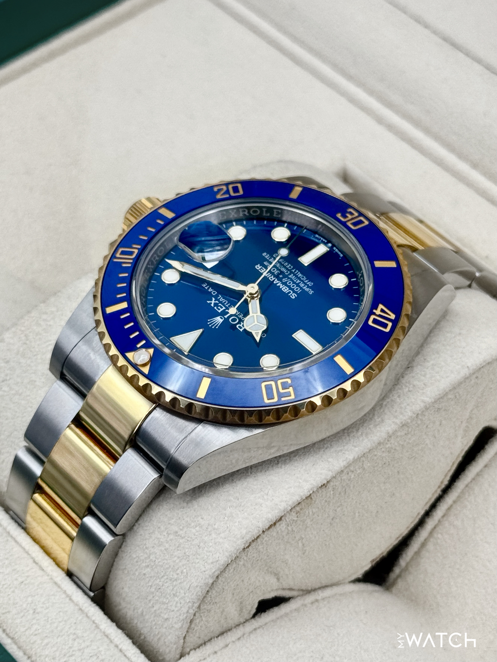 2022 Rolex Submariner "Bluesy" 41mm 126613LB Two-Tone Blue Dial