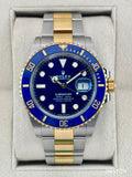 2022 Rolex Submariner "Bluesy" 41mm 126613LB Two-Tone Blue Dial