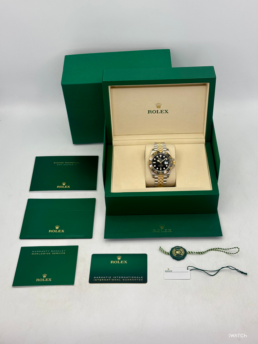 2025 Rolex GMT-Master II 40mm 126713GRNR Two-Tone Jubilee