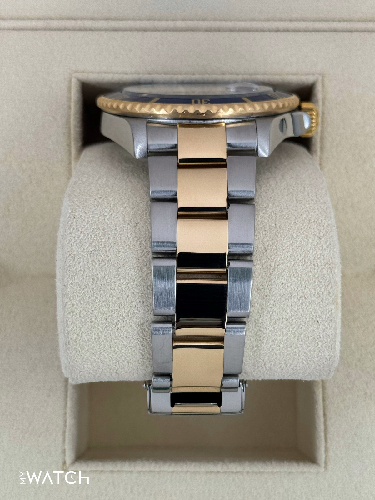 2004 Rolex Submariner "Bluesy" 40mm 16613 Two-Tone Blue Dial