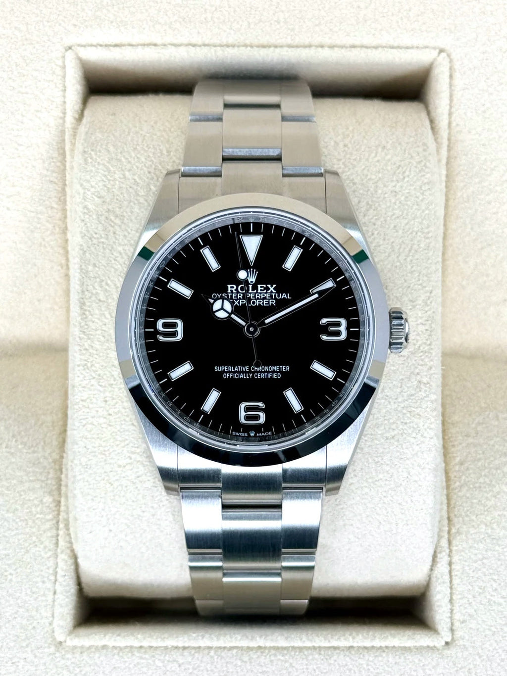 NEW 2026 Rolex Explorer 36mm 124270 Stainless Steel Black Dial