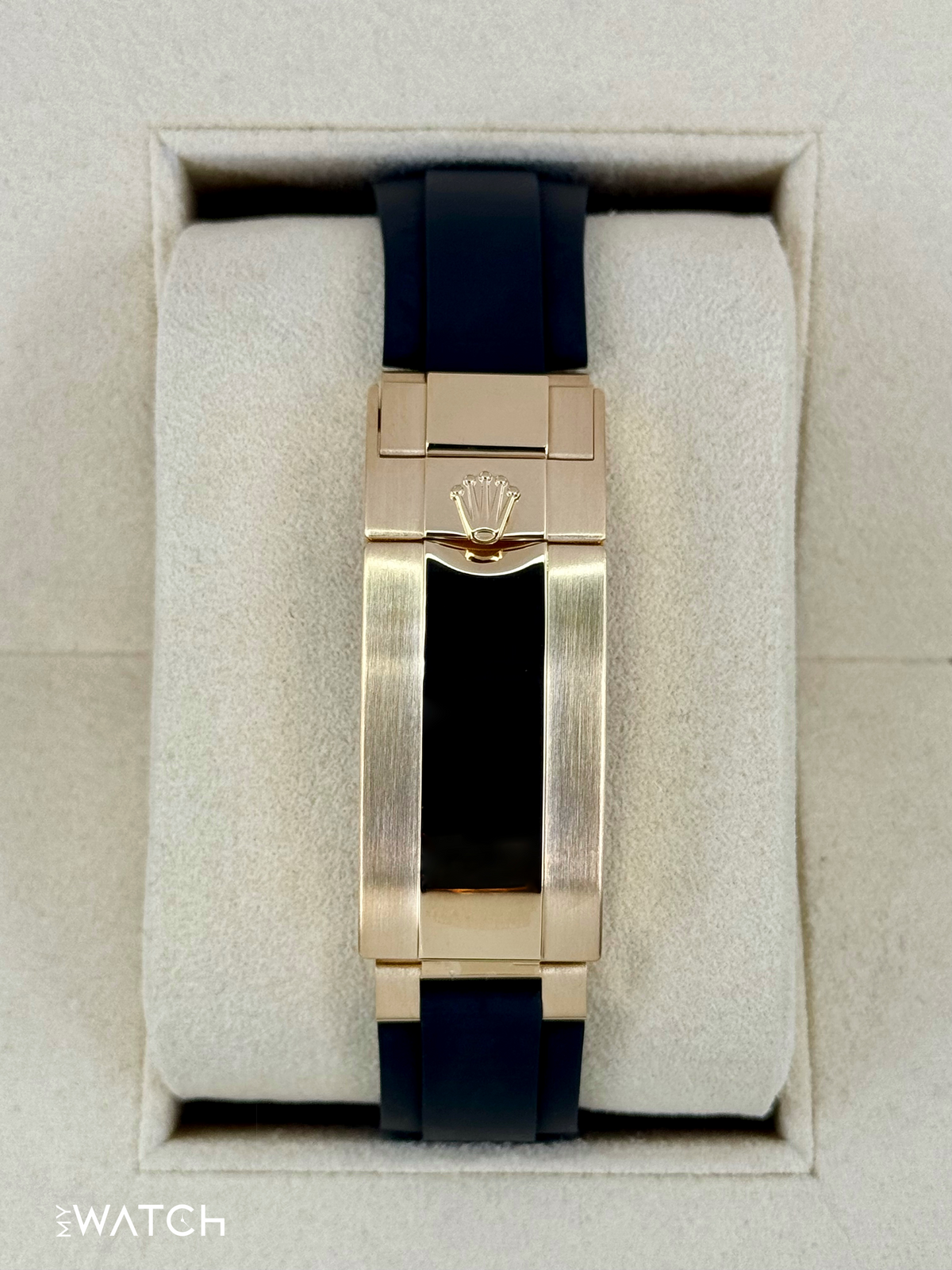 2022 Rolex Yacht-Master 42mm 226658 Gold Oysterflex Black Dial
