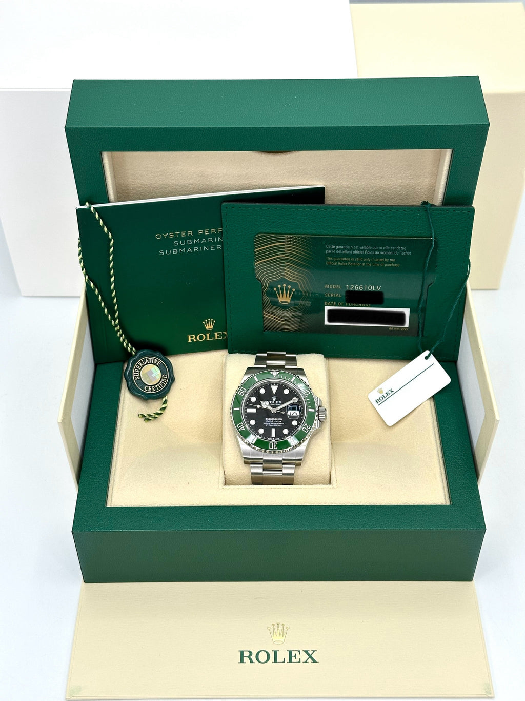 NEW 2024 Rolex Submariner "Starbucks" 41mm 126610LV Black Dial