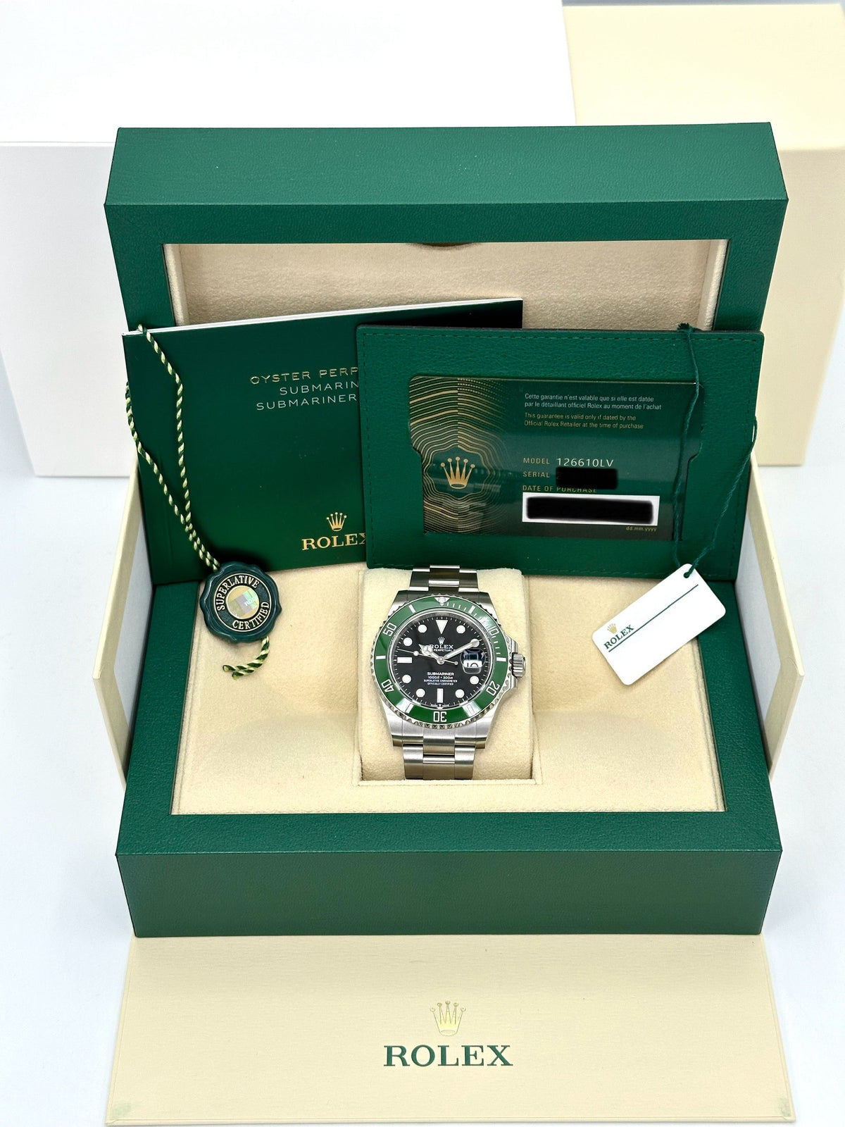 NEW 2024 Rolex Submariner "Starbucks" 41mm 126610LV Black Dial